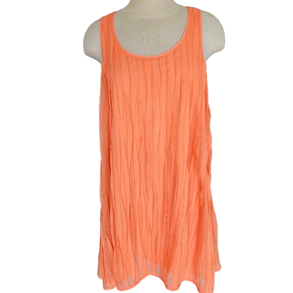 CALYPSO 100% Silk Waves Sleeveless Dress - Picture 2 of 9